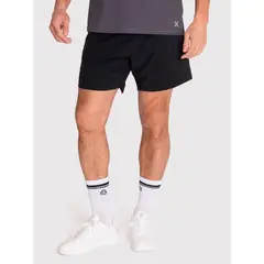 BSOUL - Short deportivo Hombre 2-en-1 Negro