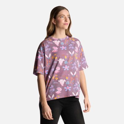 Imagen 2 del producto Polera Mujer Botanica Print Morado