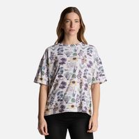 Polera Mujer Botanica Print Blanco