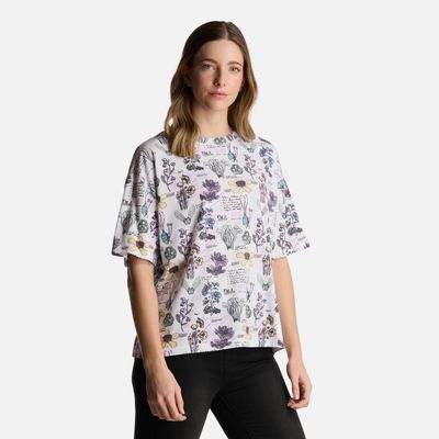 Imagen 2 del producto Polera Mujer Botanica Print Blanco