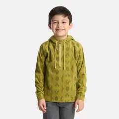 LIPPI - Chaqueta Niño Cold Day Therm-Pro Hoody Jacket Print Verde