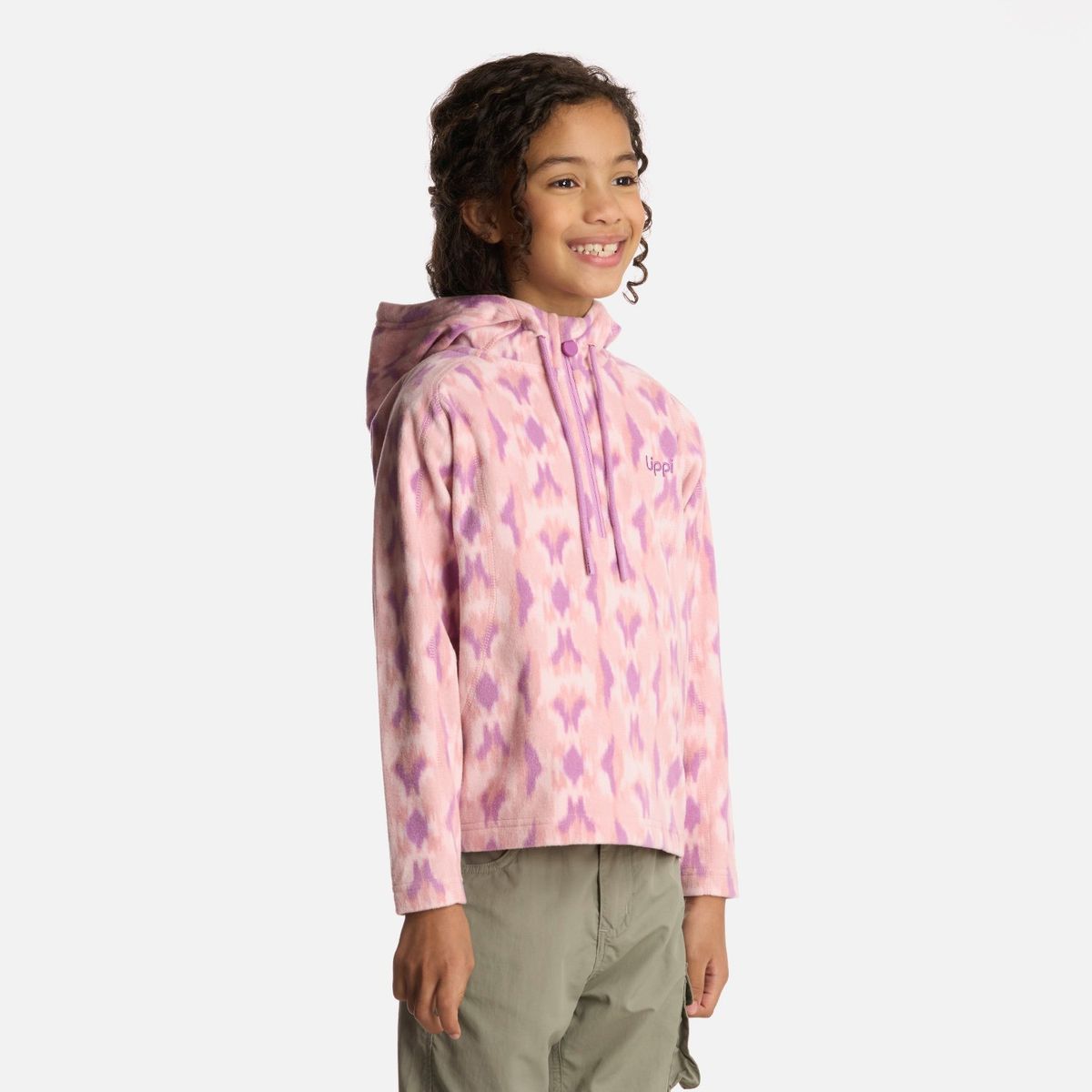 LIPPI - Chaqueta Niña Cold Day Therm-Pro Hoody Jacket Print rosa Lippi