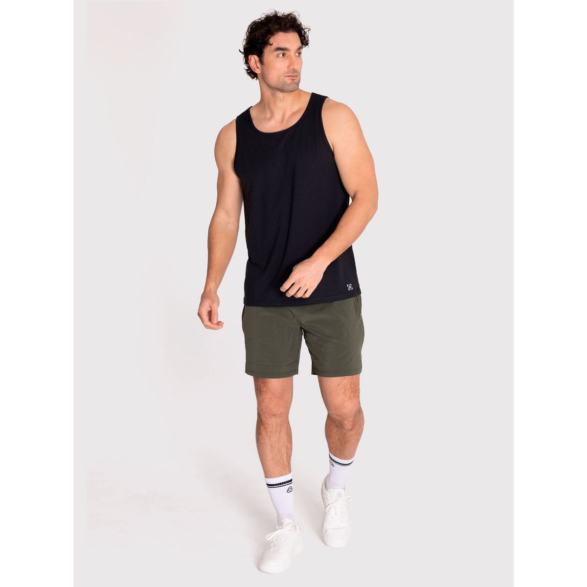 BSOUL - Polera deportiva Hombre Training Vest Negro BSOUL