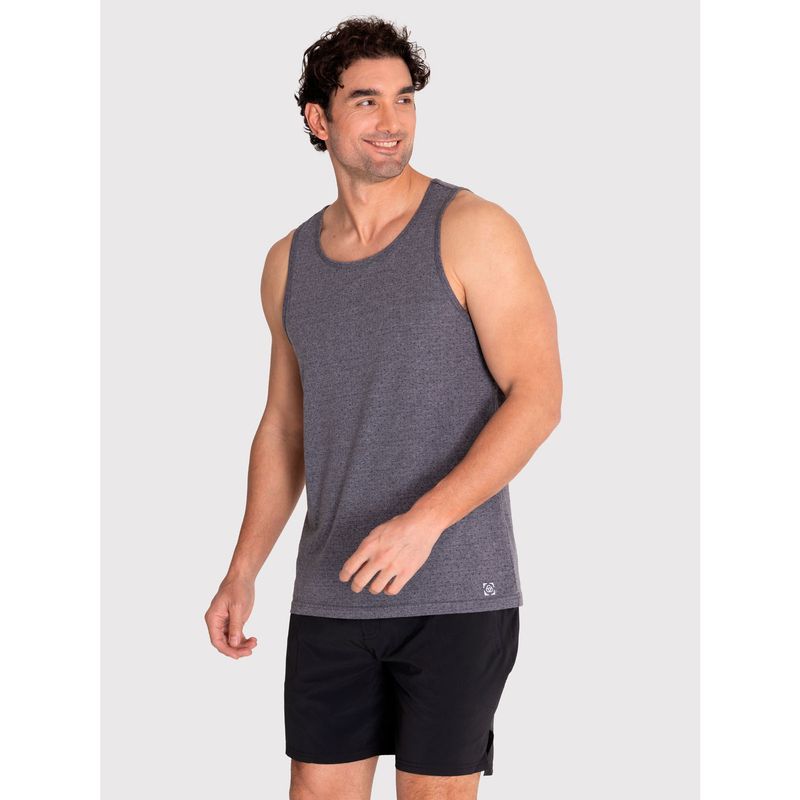 BSOUL - Polera deportiva Hombre Training Vest Gris Oscuro BSOUL