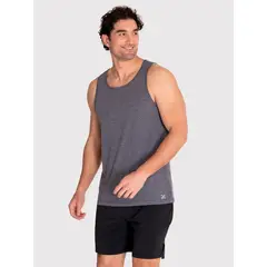 BSOUL - Polera deportiva Hombre Training Vest Gris Oscuro