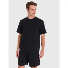BSOUL - Polera deportiva Hombre Printed T-Shirt Negro