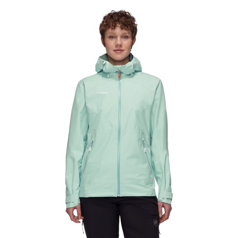MAMMUT - Chaqueta Mujer Impermeable Convey Tour Hs Hooded Verde Mammut
