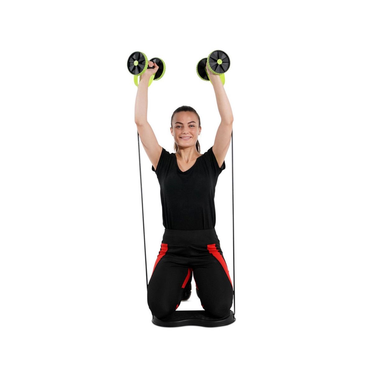 GENERICO - Ruedas Para Abdominales Con Bandas Elásticas - SC