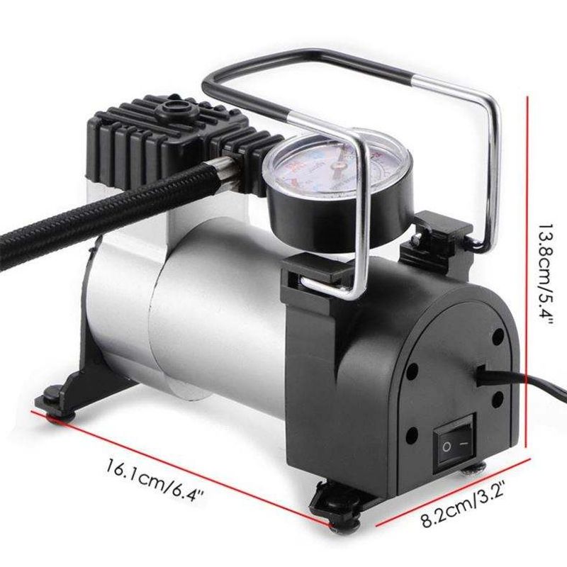 GENERICO - Mini Compresor Neumaticos Aire Auto Portátil 12v