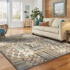 ILLUSIONS - Alfombra Heatset Satchi 160 x 235 Nébula Blue Made in Egipto