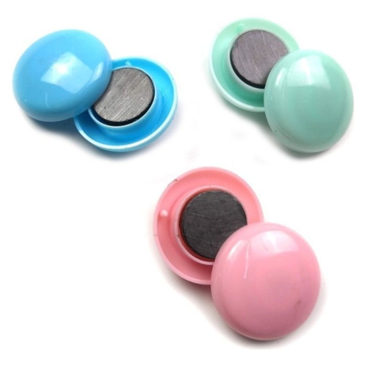 GENERICO - 16 Imanes Para Pizarras Magnéticas Refrigerador