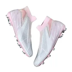 BLWOENS - Zapatilla de fútbol AG para hombres mujers Zapatos - Rosa