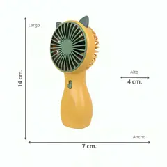 GENERICO - Mini Ventialdor Portatil Con Carga Usb