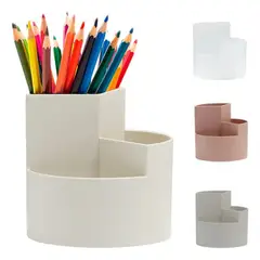 GENERICO - Porta Lápiz Organizador Escritorio 3 Compartimientos