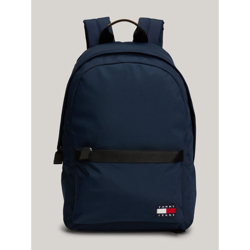 TOMMY HILFIGER - Mochila Essential Con Logo De Parche Azul Tommy Hilfiger