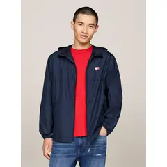 TOMMY HILFIGER - Cortavientos Chicago Con Cierre Azul Tommy Jeans