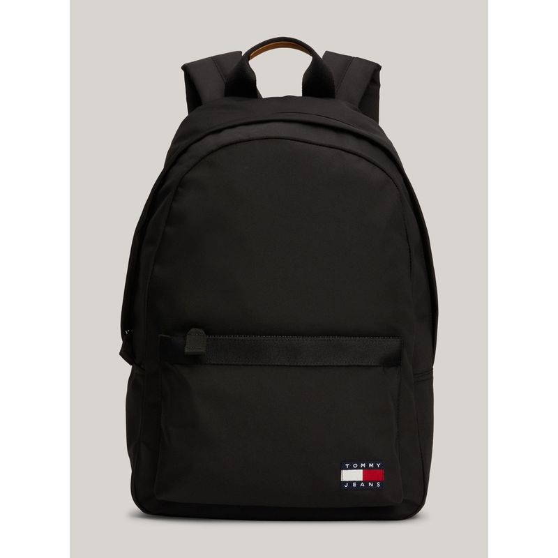 TOMMY HILFIGER - Mochila Essential Con Logo De Parche Negro Tommy Hilfiger
