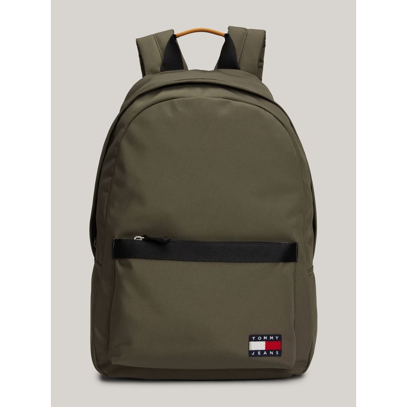 TOMMY HILFIGER - Mochila Essential Con Logo De Parche Verde Tommy Hilfiger