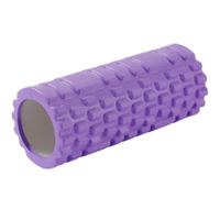 Rodillo De Yoga Foam Roller Masajes Elongación Pilates Lila