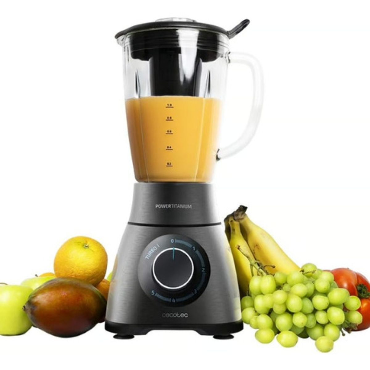 CECOTEC - Licuadora Cecotec Power Black Titanium 2500max 1500w 18l.