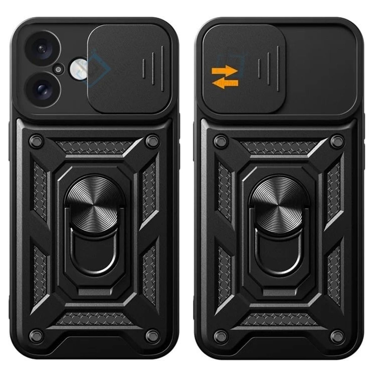 GENERICO - Carcasa Armor Con Anillo Para iPhone 16 Normal