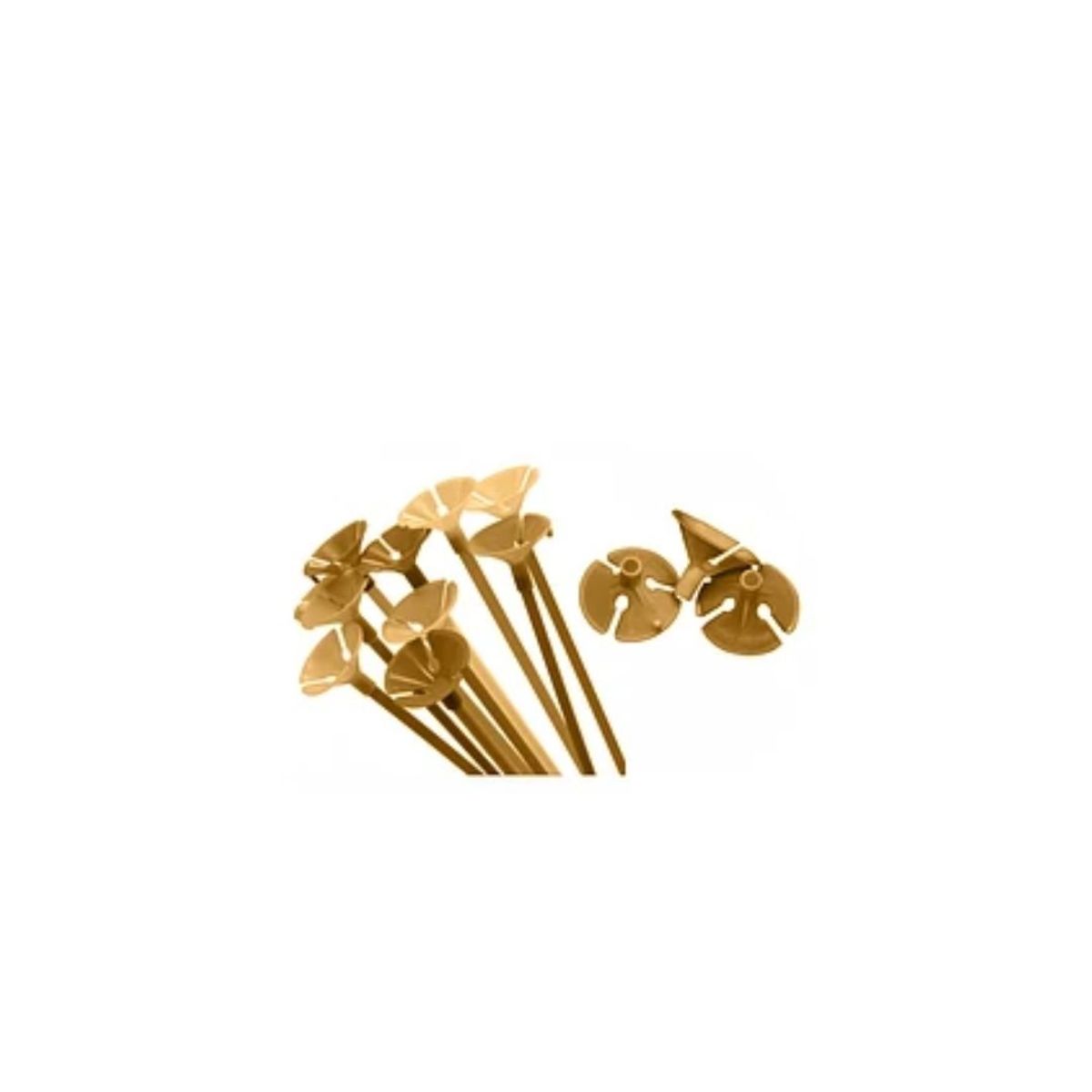 GENERICO - Varillas De Globos Oro 12pcs