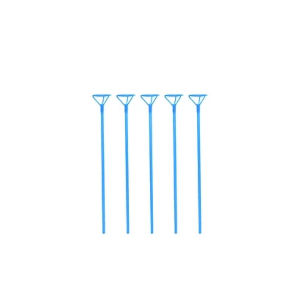 GENERICO - Varillas De Globos Azul 6pcs 08x43cm