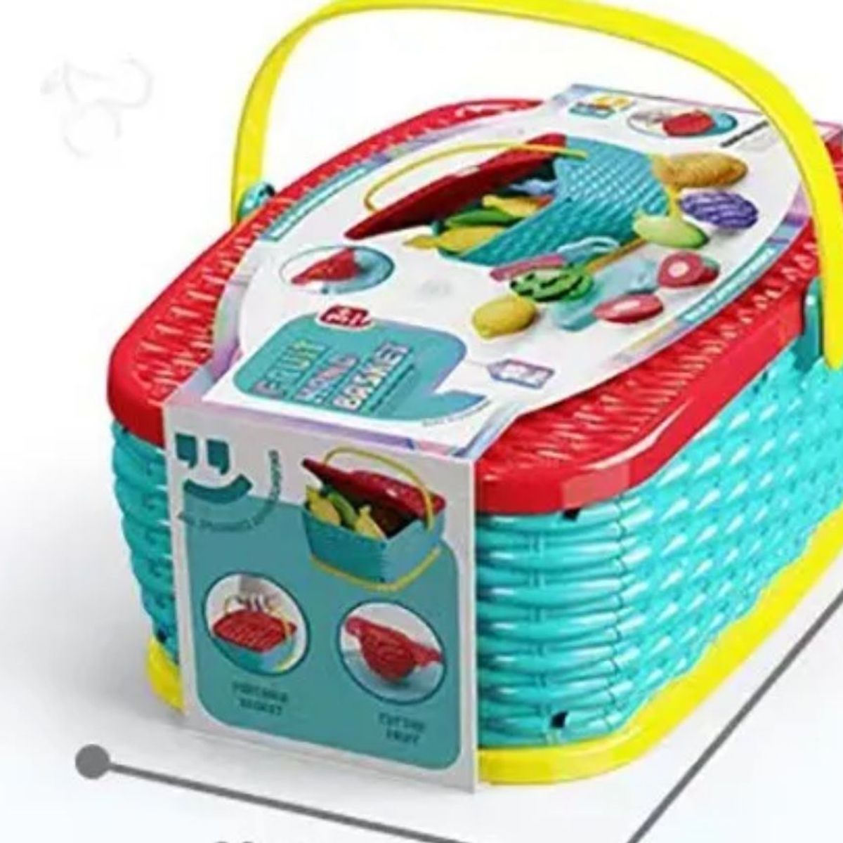 GENERICO - Juguete Didáctico - Set De Frutas Con Velcro Para Cortar
