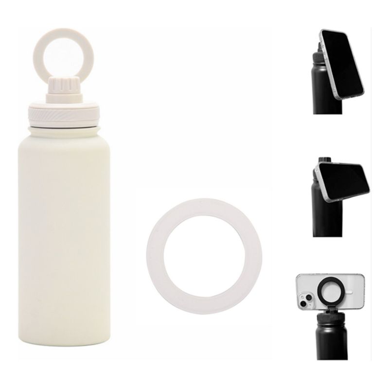 VERCI - Botellas De Agua De Acero Inoxi + Soporte Magsafe Trípode-