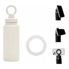 VERCI - Botellas De Agua De Acero Inoxi + Soporte Magsafe Trípode-