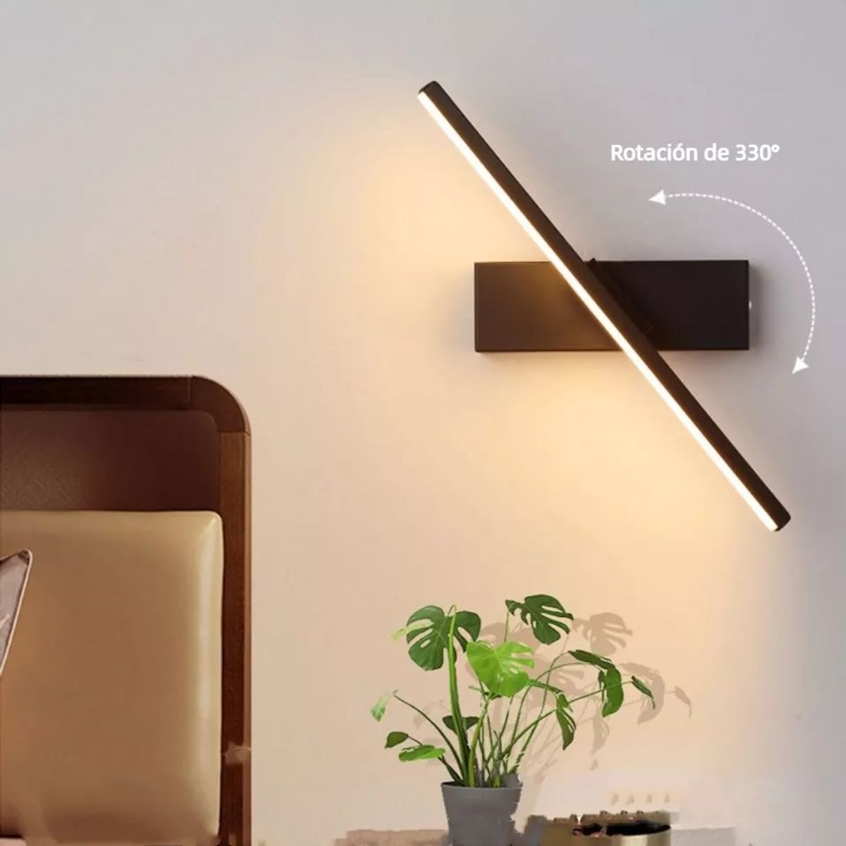 BLUEDREAMER - Aplique Led Para Dormitorio Luz Moderna 30cm