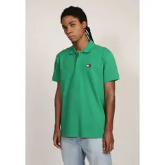 TOMMY HILFIGER - Polo Regular Fit Con Parche Verde Tommy Jeans