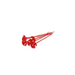GENERICO - Varillas Para Globos Rojo 12pcs