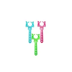 GENERICO - Sujetador De Globos De Mano 6pcs 5x11cm