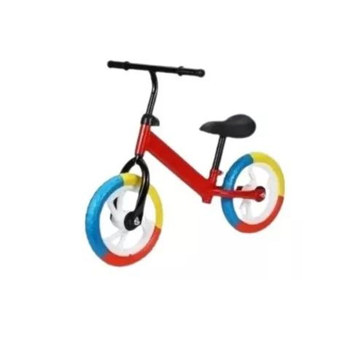 GENERICO - Bicicleta  De Aprendizaje Niños Roja rueda Colores