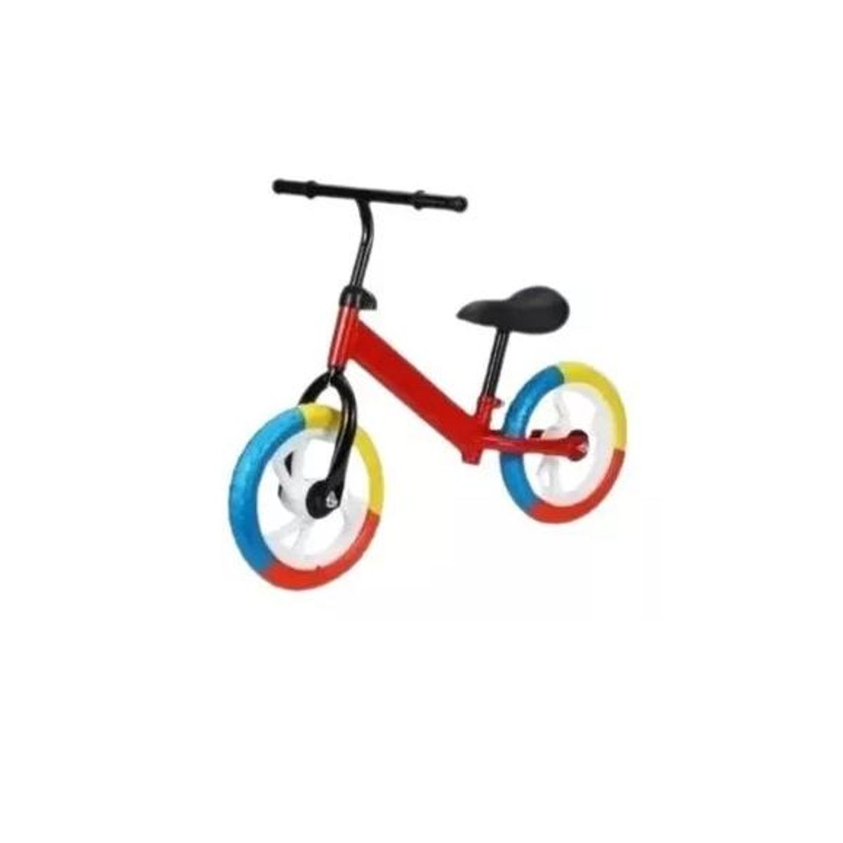 GENERICO - Bicicleta  De Aprendizaje Niños Roja rueda Colores
