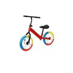 GENERICO - Bicicleta De Aprendizaje Niños Roja rueda Colores