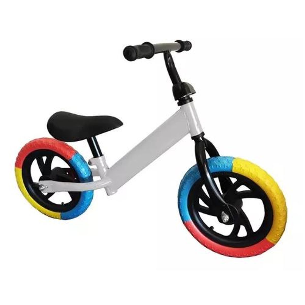 GENERICO - Bicicleta Aprendizaje Niños Blanca rueda Colores