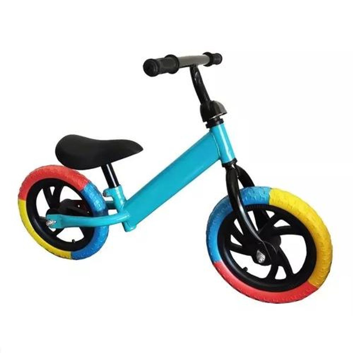 GENERICO - Bicicleta De Aprendizaje Niños Azul rueda Colores