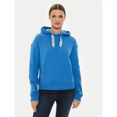 TOMMY HILFIGER - Polerón Hoodie Con Logo Azul Tommy Jeans