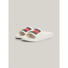 TOMMY HILFIGER - Sandalias Logo Flag Blanco Tommy Jeans