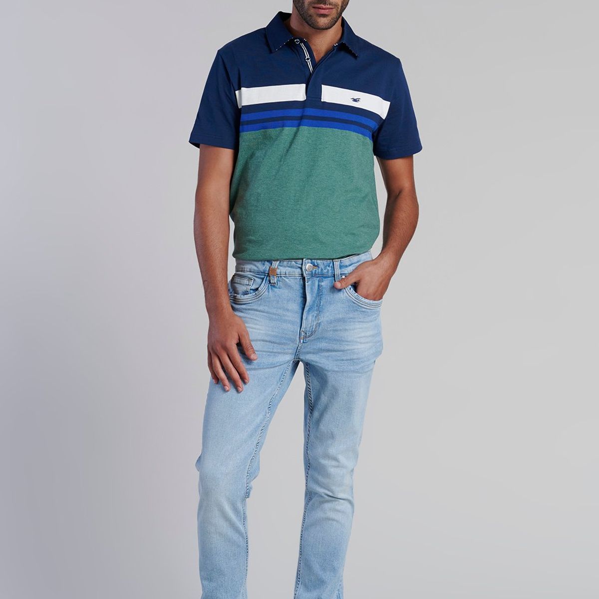 FEROUCH - Jeans Illinois Fj Celeste Ferouch