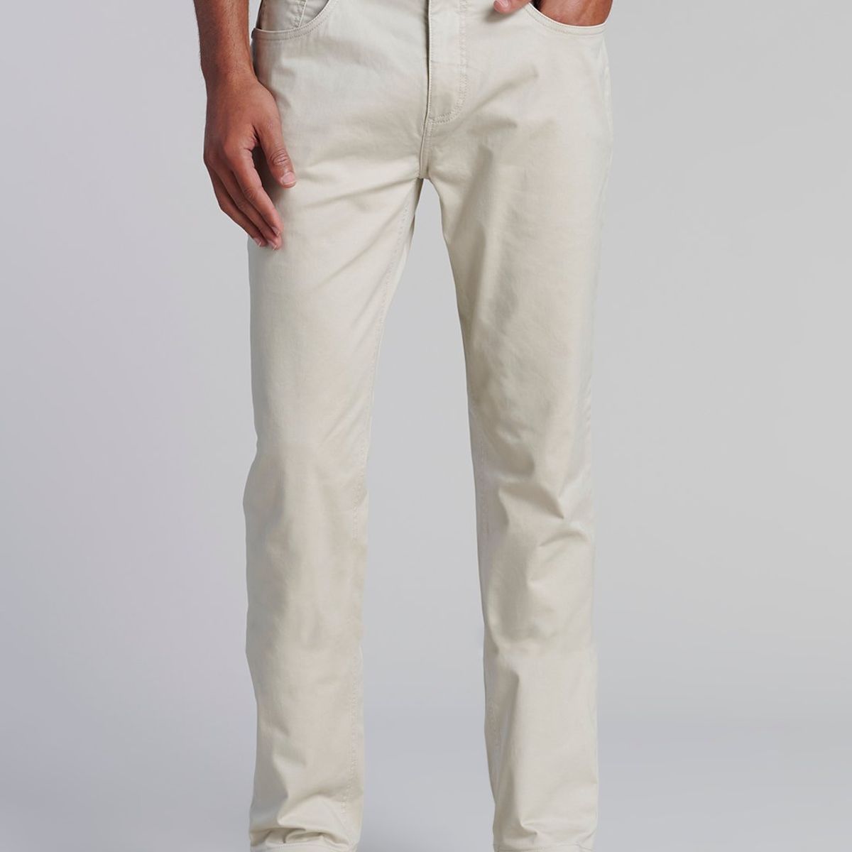 FEROUCH - Pantalon Five Pocket Beige Ferouch
