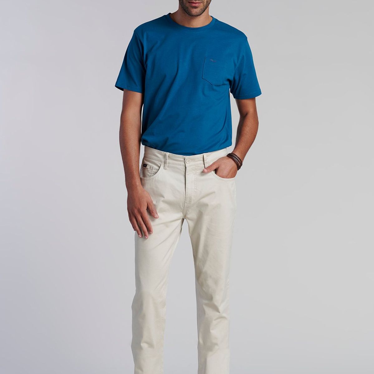 FEROUCH - Pantalon Five Pocket Beige Ferouch