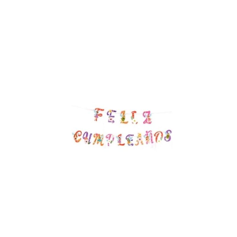 GENERICO - Guirnalda Feliz Cumpleaños Hadas 5m