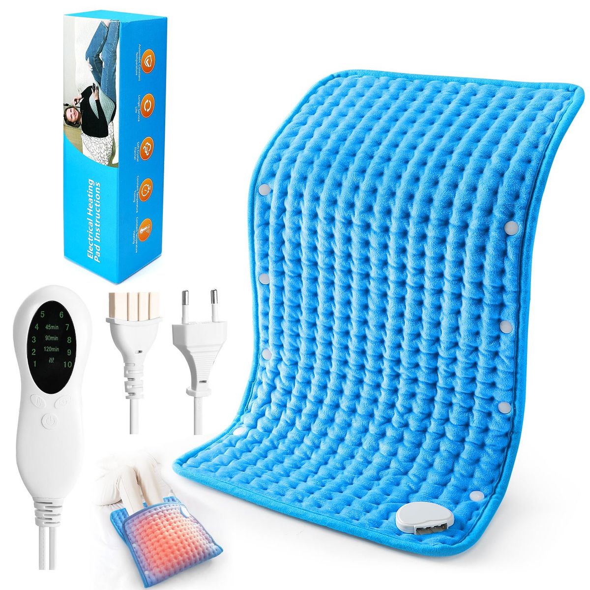 SLOWTON - Almohadilla De Calefacción Para Aliviar El Dolor De Espalda