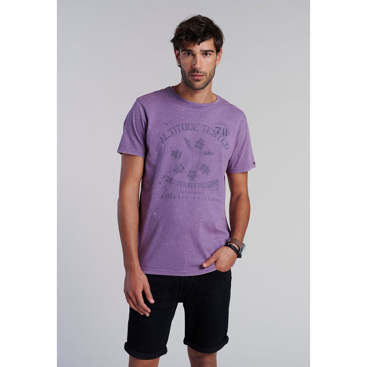 FEROUCH - Polera Proceso Blane Morado Ferouch