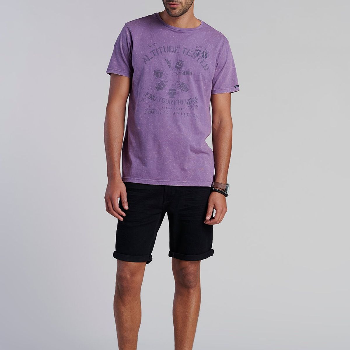 FEROUCH - Polera Proceso Blane Morado Ferouch