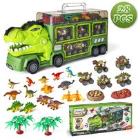 Camión Transportador Dinosaurio Auto Luz Sonido Juguete Niño