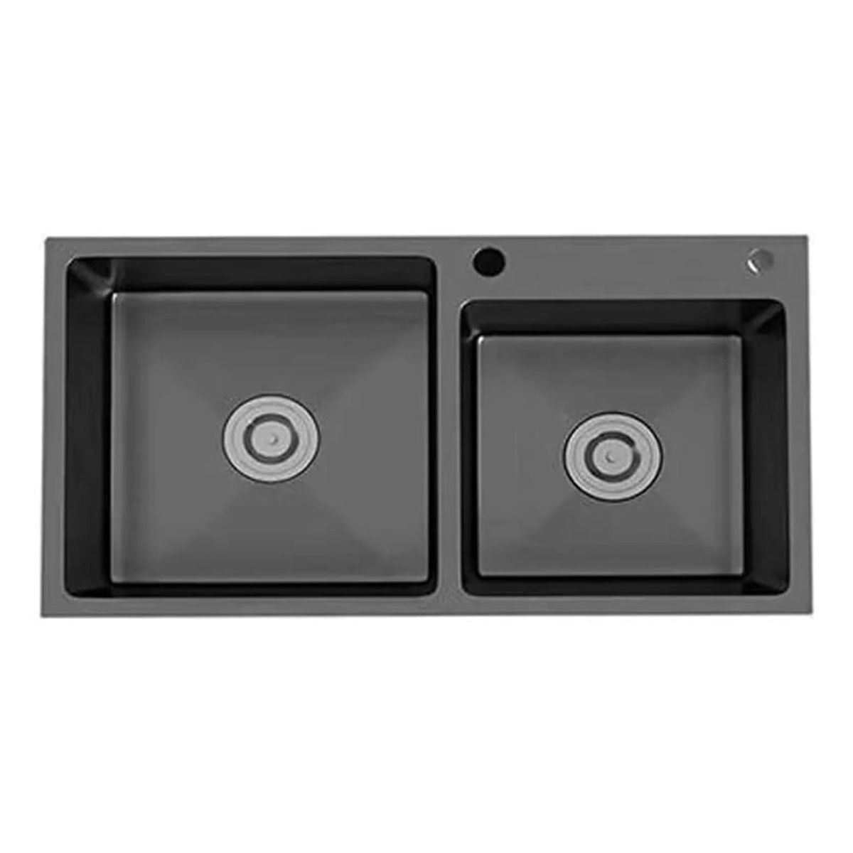 KUANGYE - Promoción Lavaplatos 82x45black + Rejilla + Dispensador